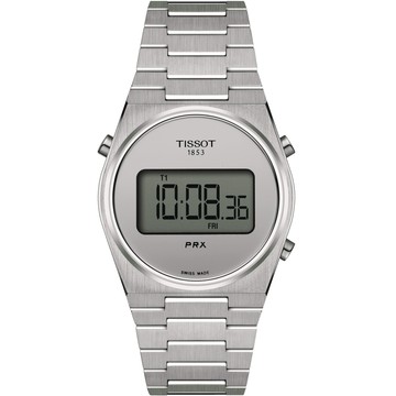 TISSOT 官方授權 PRX Digital 數位石英手錶-T1372631103000