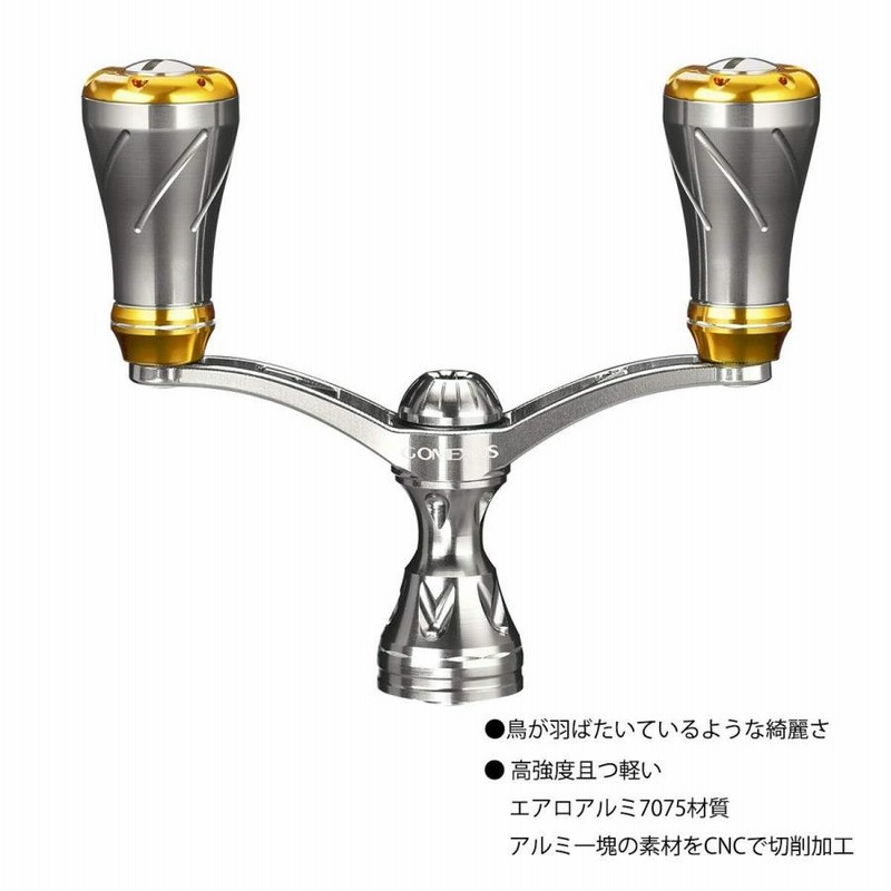 スピニングリール ダブルハンドル 72mm シマノ Shimano ダイワ