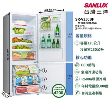 【SANLUX 台灣三洋】SR-V350BF