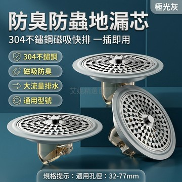 台灣出貨✨ 不鏽鋼 地漏芯 防臭防蟲 加快排水 衛生間 浴室 通用型 安裝簡便