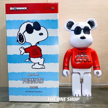 BE@RBRICK PEANUTS Joe Cool 史努比庫柏力克熊1000%推薦| 台灣樂天市場