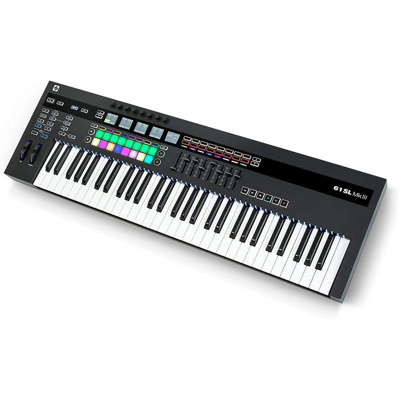 MIDIキーボード novation 61SL MkIII 8トラックシーケンサー搭載 61鍵盤仕様