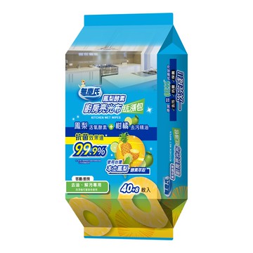 無塵氏 鳳梨酵素廚房亮光布(抗漲包) 48枚*12包/箱購