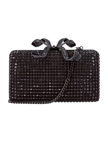 Self-Portrait Crystal Box Clutch