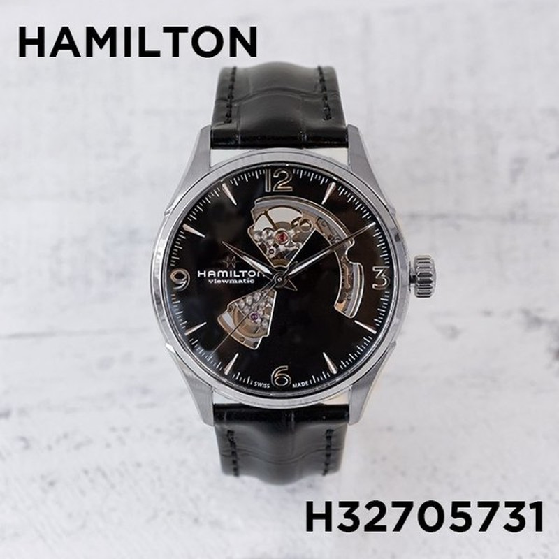 Hamilton ハミルトン ジャズマスター オープン ハート オート 42mm H 腕時計 時計 ブランド メンズ アナログ ブラック 黒 シルバー レザー 革ベルト 通販 Lineポイント最大0 5 Get Lineショッピング