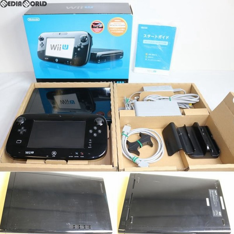 中古即納 訳あり 本体 Wiiu Wii U プレミアムセット 黒 Premium Set Kuro 本体メモリー32gb Wup S Kafc 1218 通販 Lineポイント最大0 5 Get Lineショッピング