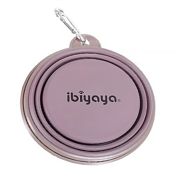 ibiyaya 依比呀呀 寵物摺疊隨行碗 FP0021-BR  咖啡色  1個