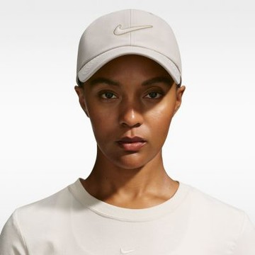 NIKE 耐吉 帽子 運動帽 棒球帽 遮陽帽 U NK CLUB CAP U CB SWSH L 灰 FB5369-236