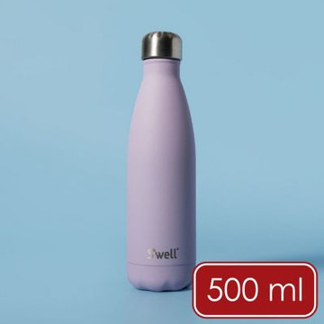 《S well》Original流線不鏽鋼保溫瓶-丁香紫500ml-- swell 水壺 水瓶 保溫杯 保溫瓶 保冷保冰杯 環保杯 隨行杯