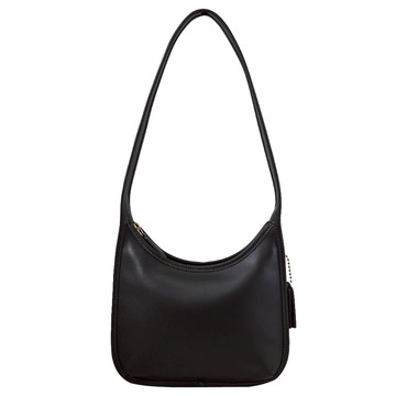 COACH CAF11 Glovetanned Leather 半月腋下包肩背包.黑