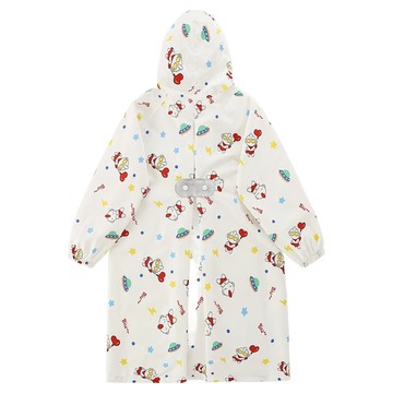 ULTRAMAN 超人力霸王 愛北鼻 親子同款防水雨衣 加厚款 附同款收納袋  白底奧特曼  XL