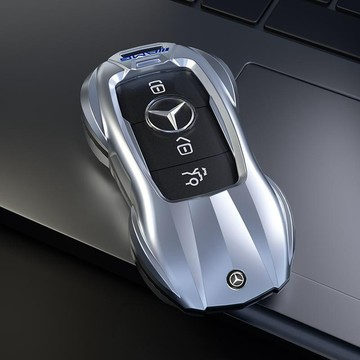 熱賣 適用BENZ 鑰匙套 賓士  鑰匙包GLC CLA200 E250 GLE GLB 鑰匙保護殼 鑰匙圈