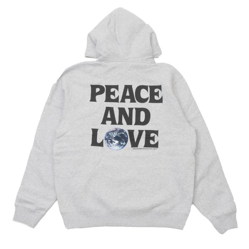 STUSSY Peace Love Hood フーディー