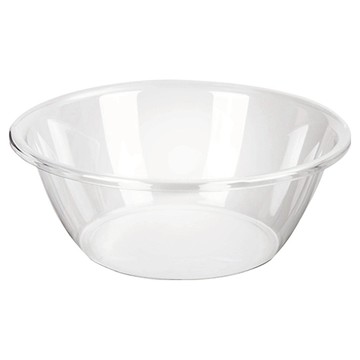 水晶透明洗臉盆  1個  透明