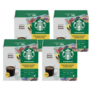 STARBUCKS 星巴克 閑庭美式膠囊咖啡  8.5g  12個裝  4組