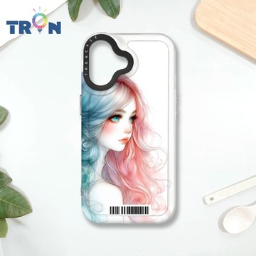 TRON IPHONE 16 不愛笑的女孩 防摔 MAGSAFE 磁吸 太空載具殼 透黑 手機殼