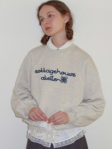 Atelier Handle Embroidery Sweatshirt