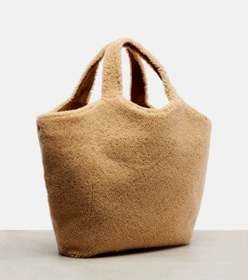 Saint Laurent Icare Maxi shearling tote bag