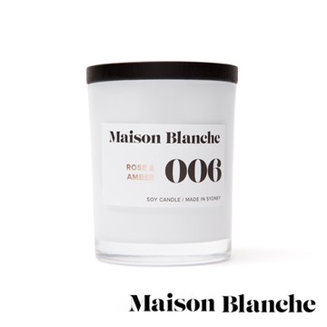 澳洲 Maison Blanche 玫瑰＆琥珀 Rose & Amber 200g 香氛蠟燭