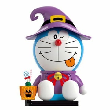 任選 QMAN 哆啦A夢圓頭款積木 巫師 QM30242