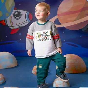 太空漫遊長褲 (深綠色)