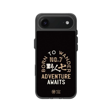 iPhone Air Clear (相機按鈕) 酷墨灰 - KID - ADVENTURE 野人七號