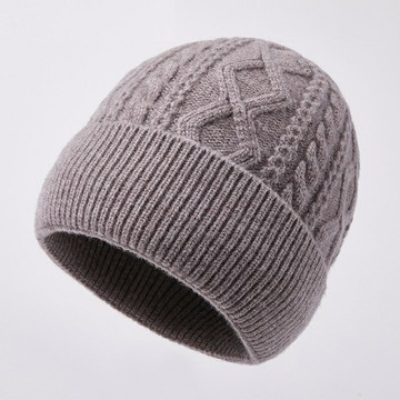 【米蘭精品】現貨+預購 頂級100%羊毛帽針織帽秋冬季加絨厚磅保暖帽冷帽休閒配件-加絨加厚成人男女帽子74mi118