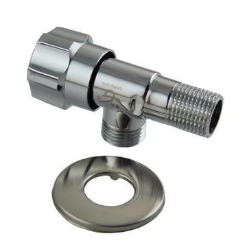 三角閥-4分 全銅陶瓷閥芯 三角凡耳 加厚角閥 凡而 冷熱水通用 外牙栓 止水閥 熱水器角閥【AI285】  123便利屋