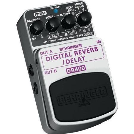 Behringer (ベリンガー) DR400 Digital Reverb Delay Digital Stereo Reverb Delay エフェクトペダル