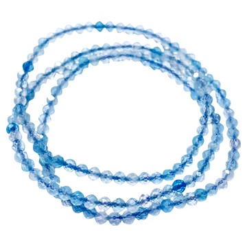 海藍寶三圈手鍊 4mm  藍色