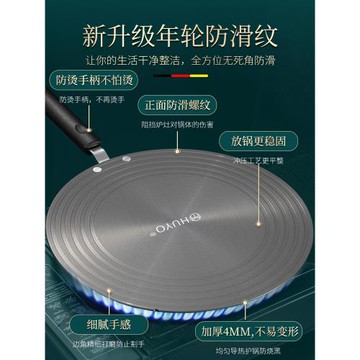 HUYO廚房煤氣灶導熱板家用燃氣灶導熱盤解凍防燒黑鍋底節能導熱盤