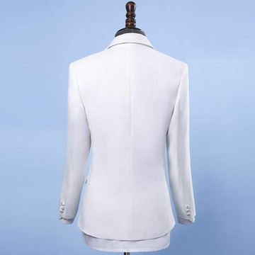 男士演出服成人西裝亮片主持人禮服西服套裝大合唱團婚慶舞臺服裝