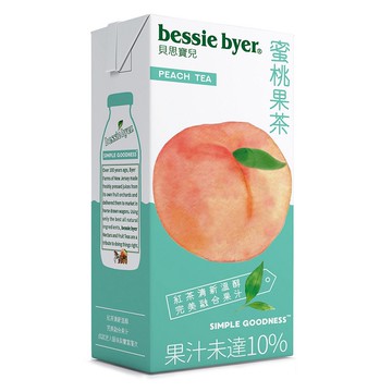 [家速配]貝思寶兒蜜桃果茶 330ml