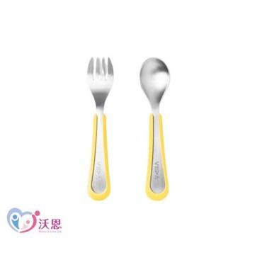 Soufflé 抗菌不鏽鋼叉匙組(L)｜抗菌不鏽鋼｜不鏽鋼湯匙｜安心使用|2歲以上孩童