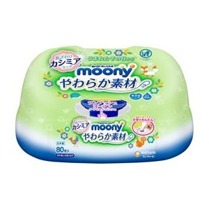 Uni-Charm Mooney wipes soft material body 80 pieces