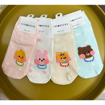 出清現貨 韓國製 短襪 可愛襪子 女生短襪 可愛短襪 動物 熊熊 兔子 韓國製造 女生襪子 襪子 韓國襪 襪 韓國