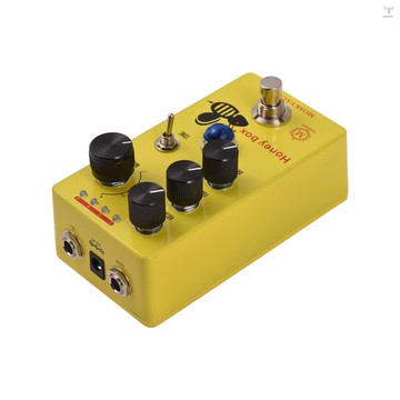 Moskyaudio HONEY BOX Drive 吉他過載效果踏板音量/驅動/焦點/4 模式旋鈕 DC 9V 6.3