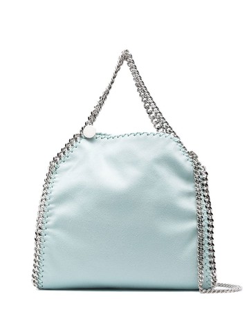 Stella McCartney - Falabella chain-trim tote bag - women - Polyester/Polyester - One Size - Blue