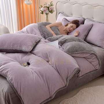 🔥免運 台灣現貨🔥法蘭絨四件組 法蘭絨床包組 牛奶絨床包組 單人/雙人/加大床包 床包組 床單 枕套 兩用被毯 加絨加厚