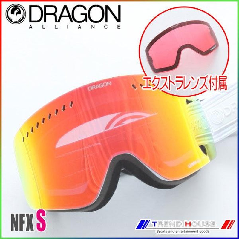 最新 ゴーグル CORDUROY NFXS ドラゴン LUMALENS ION RED スキー・スノーボードアクセサリー