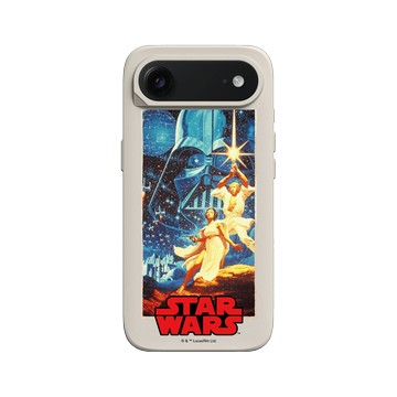 iPhone Air SolidX 貝殼灰 - 迪士尼-星際大戰 Star Wars - 路克&莉亞公主-電影海報