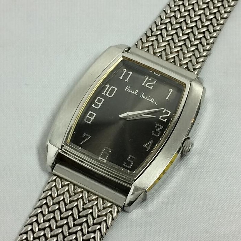 中古】ポールスミス メンズ腕時計 クオーツ シルバー 1022 H21076[jggW