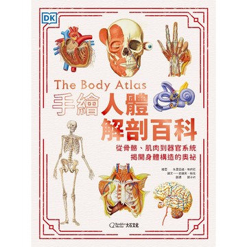 【大石文化】 DK 手繪人體解剖百科 從骨骼、肌肉到器官系統，揭開身體構造的奧祕