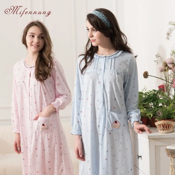 【MFN 蜜芬儂】蛋糕甜點棉質居家洋裝