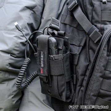 肥熊 彈夾移動電源充電寶包MOLLE附件包快拔式手機包MP3包耳放包數碼收納包便攜腰包