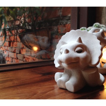 〖T-bone〗寶寶好愛睏-小三角龍 擴香石 聖誕 交換禮物