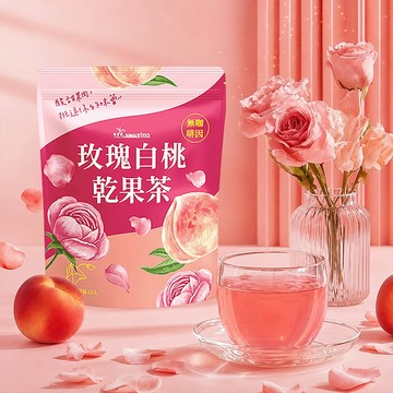 阿華師 玫瑰 白桃 乾果茶 (2.8gx12入) 零咖啡因 無糖茶 花草茶 果茶 零負擔 【好物底家】 DS031397