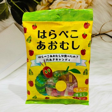 日本 PINE 派恩 好餓好餓的毛毛蟲 綜合水果風味糖 蘋果梨子草莓