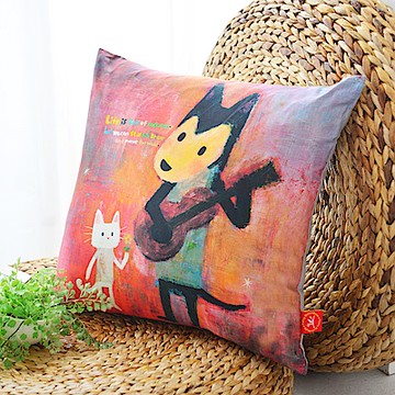 義大利Fancy Belle X Malis 為你加油 數位抱枕靠墊 45*45CM