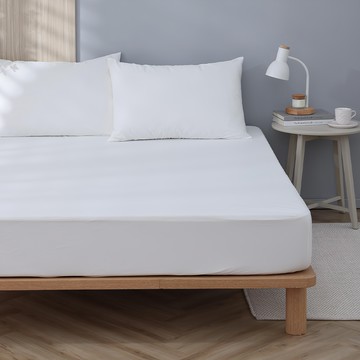 GOODin 輕透零感系列 雙人加大防水保潔墊床包組  床包180 x 186cm + 枕用53 x 75cm 2個  1組